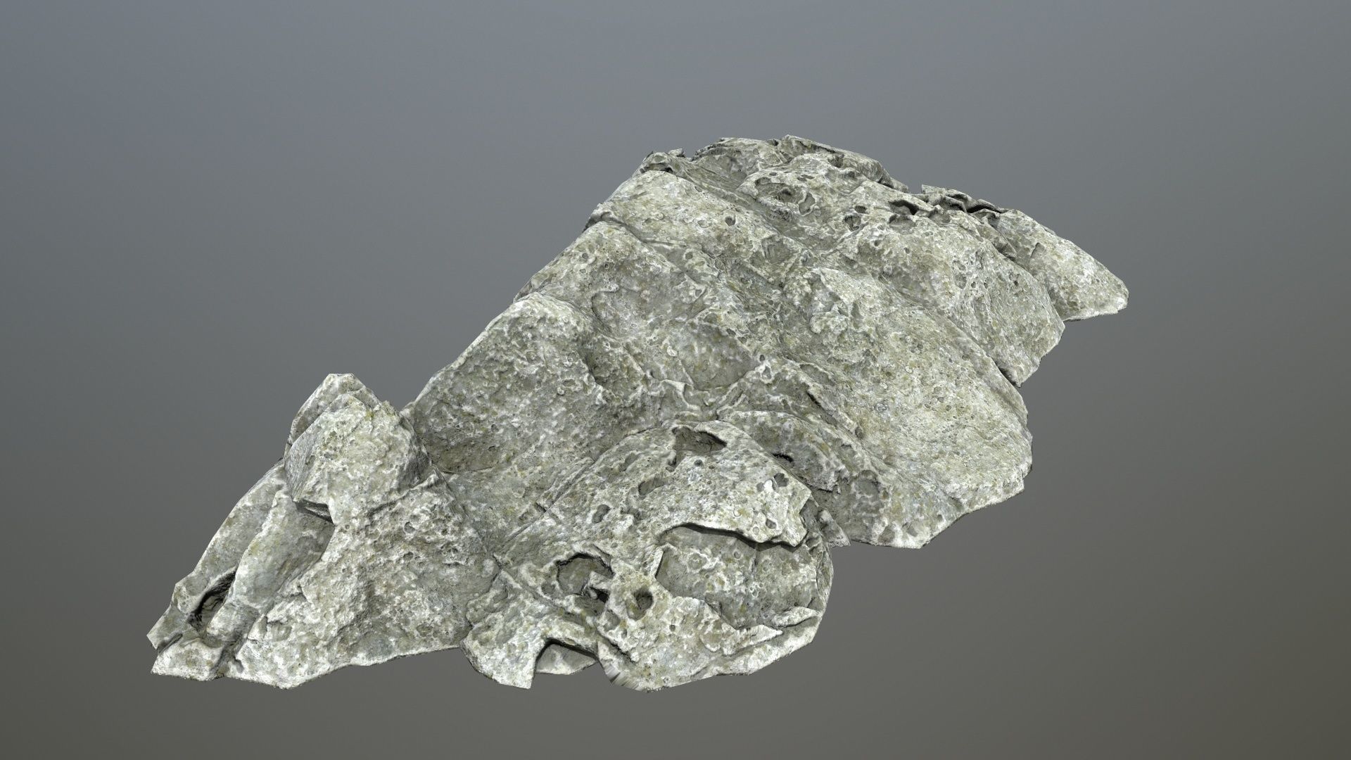 rock set 4 piece of Low-poly 3D model_21