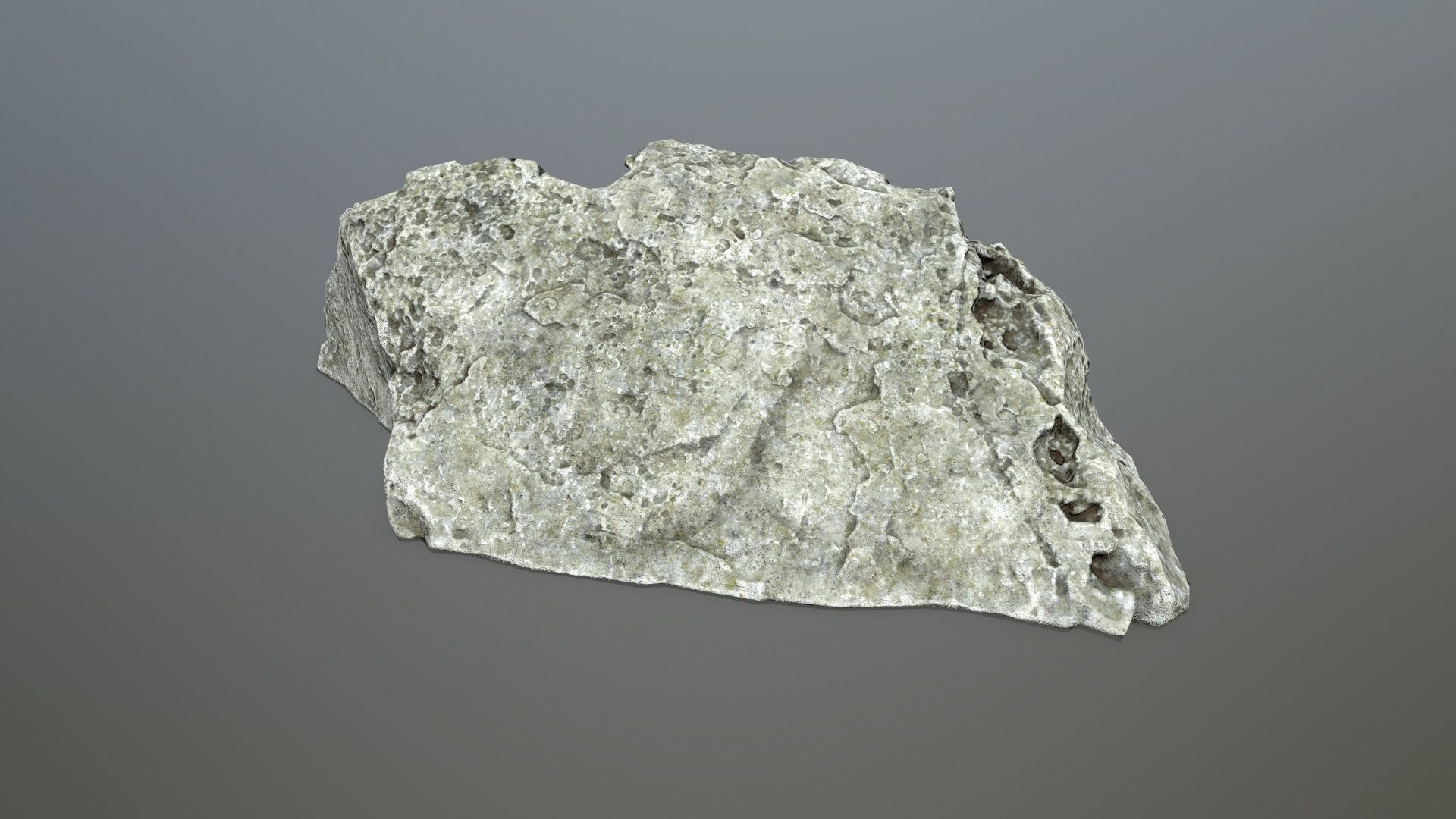 rock set 4 piece of Low-poly 3D model_6