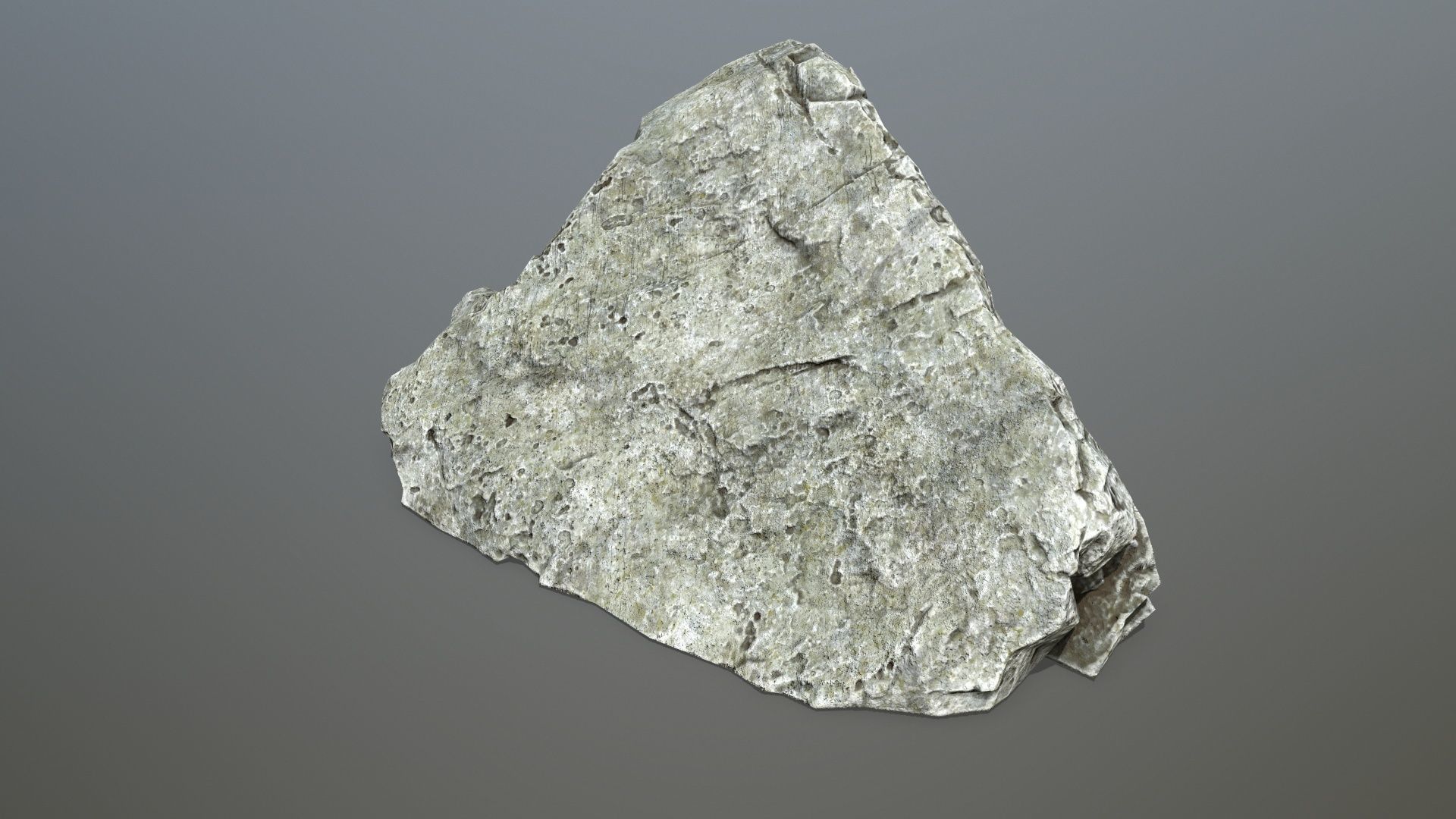 rock set 4 piece of Low-poly 3D model_8