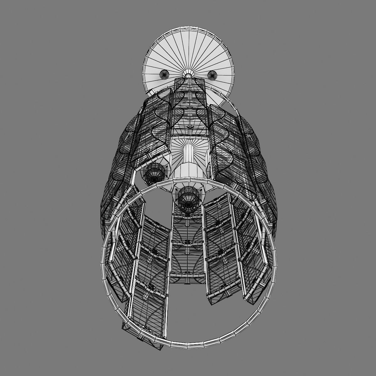 722030 Limpio Lightstar Pendant chandelier 3D model_5