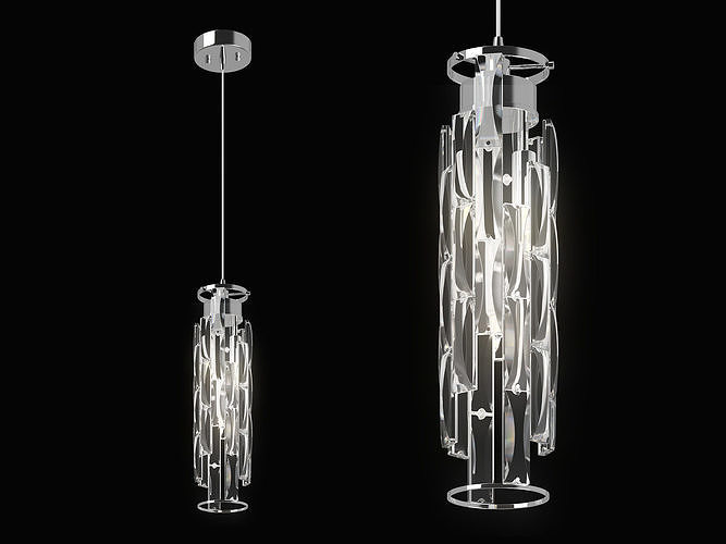 722030 Limpio Lightstar Pendant chandelier 3D model