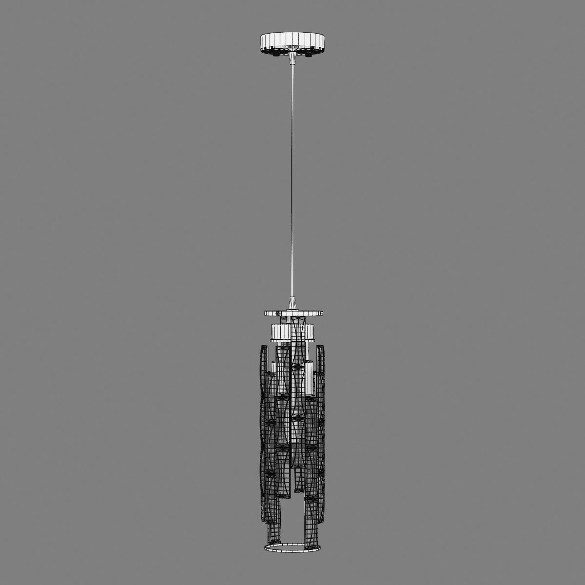722030 Limpio Lightstar Pendant chandelier 3D model_2