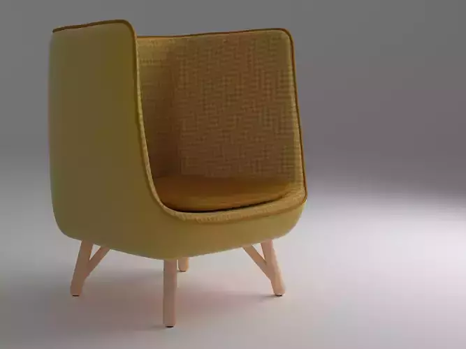 Armchair 04 yellow