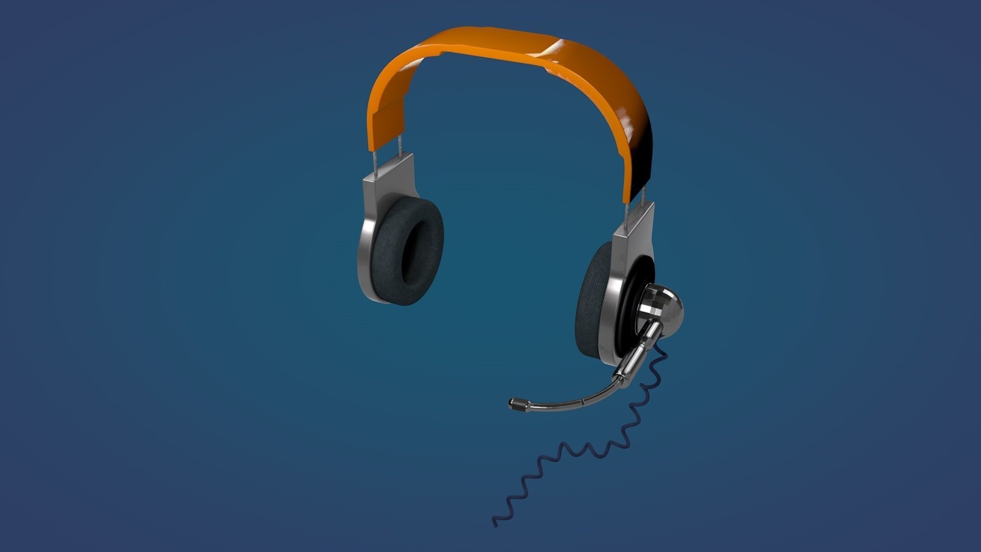 Headphones Game 3D model_6