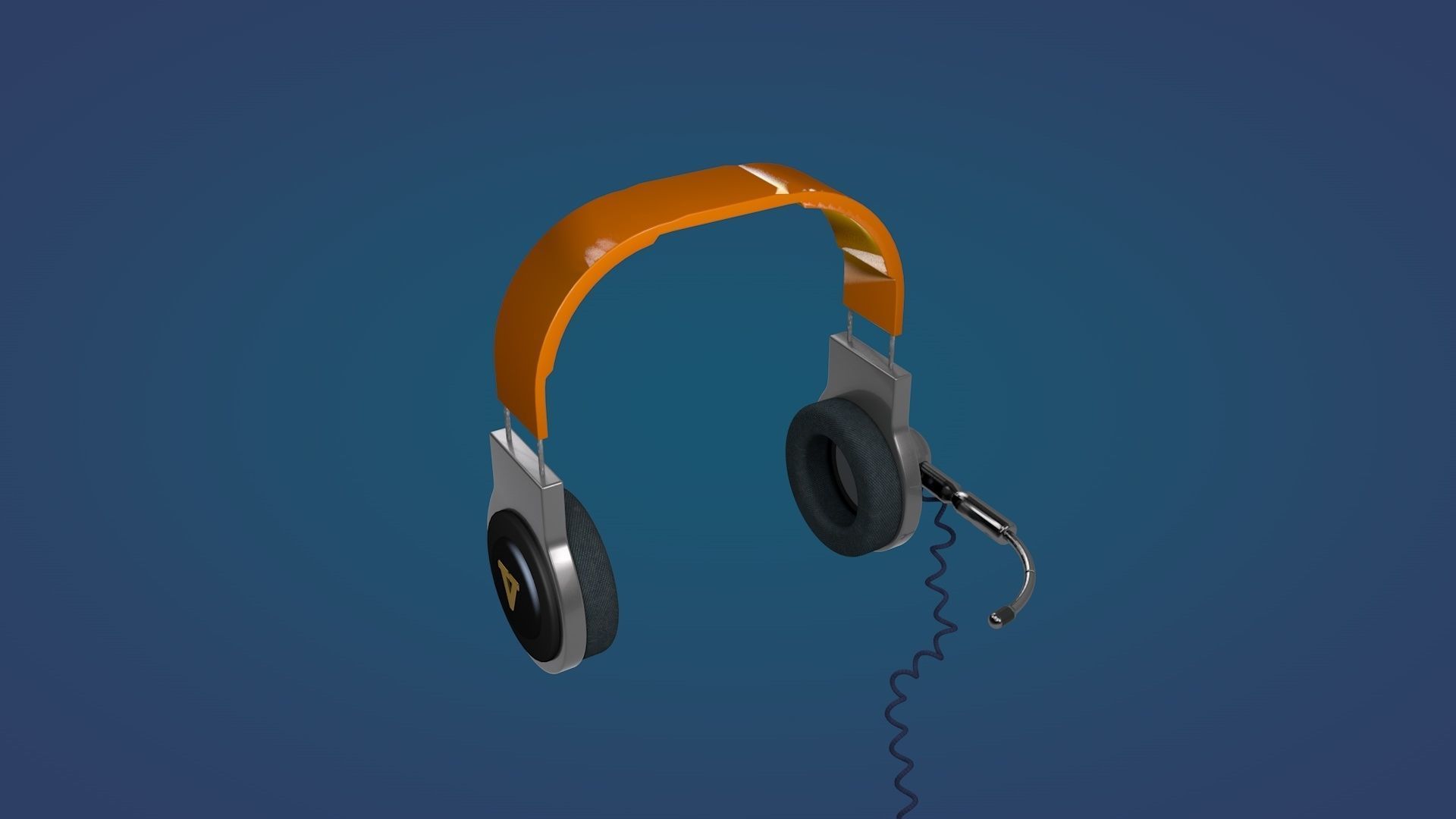 Headphones Game 3D model_1