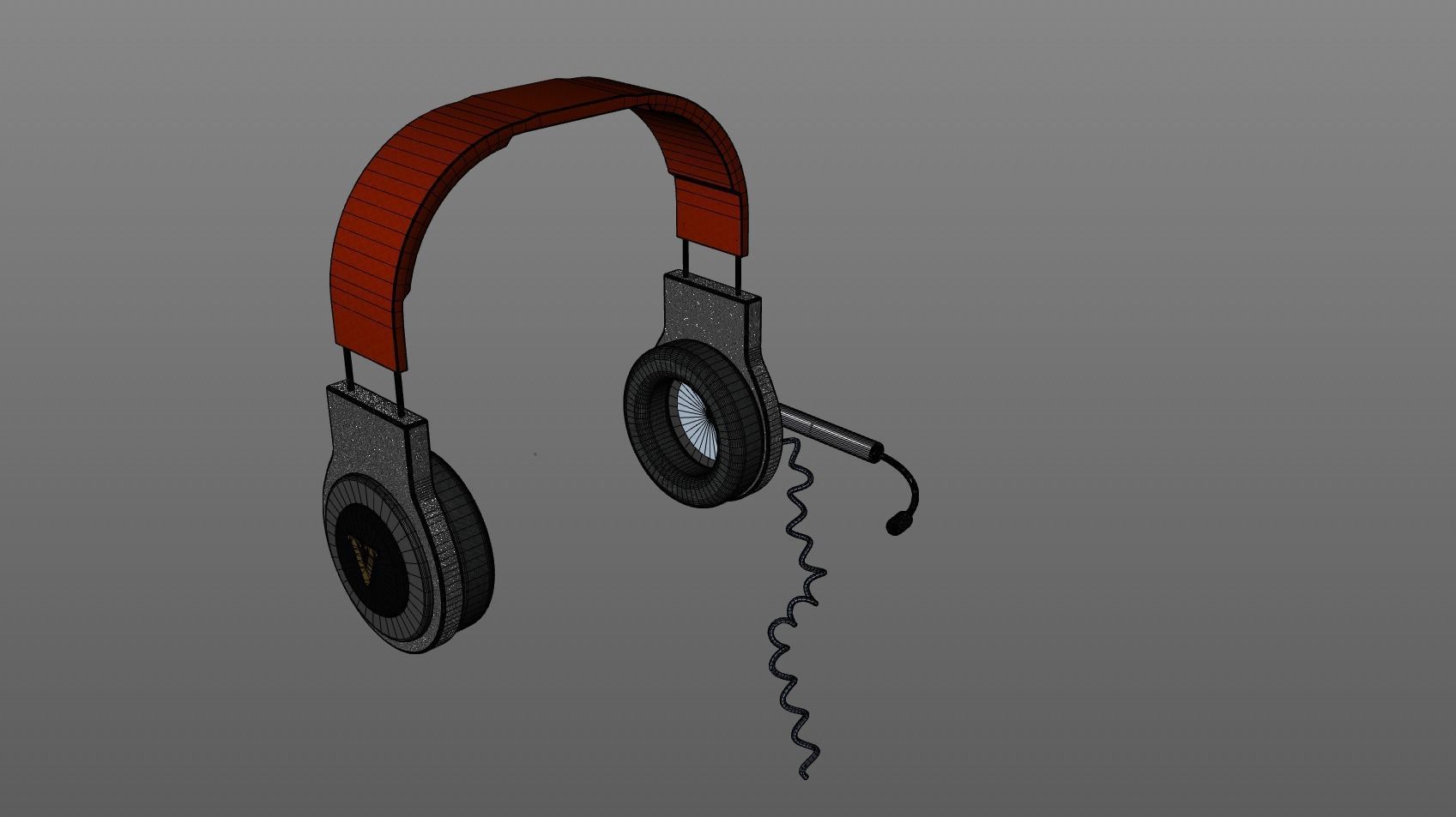 Headphones Game 3D model_8