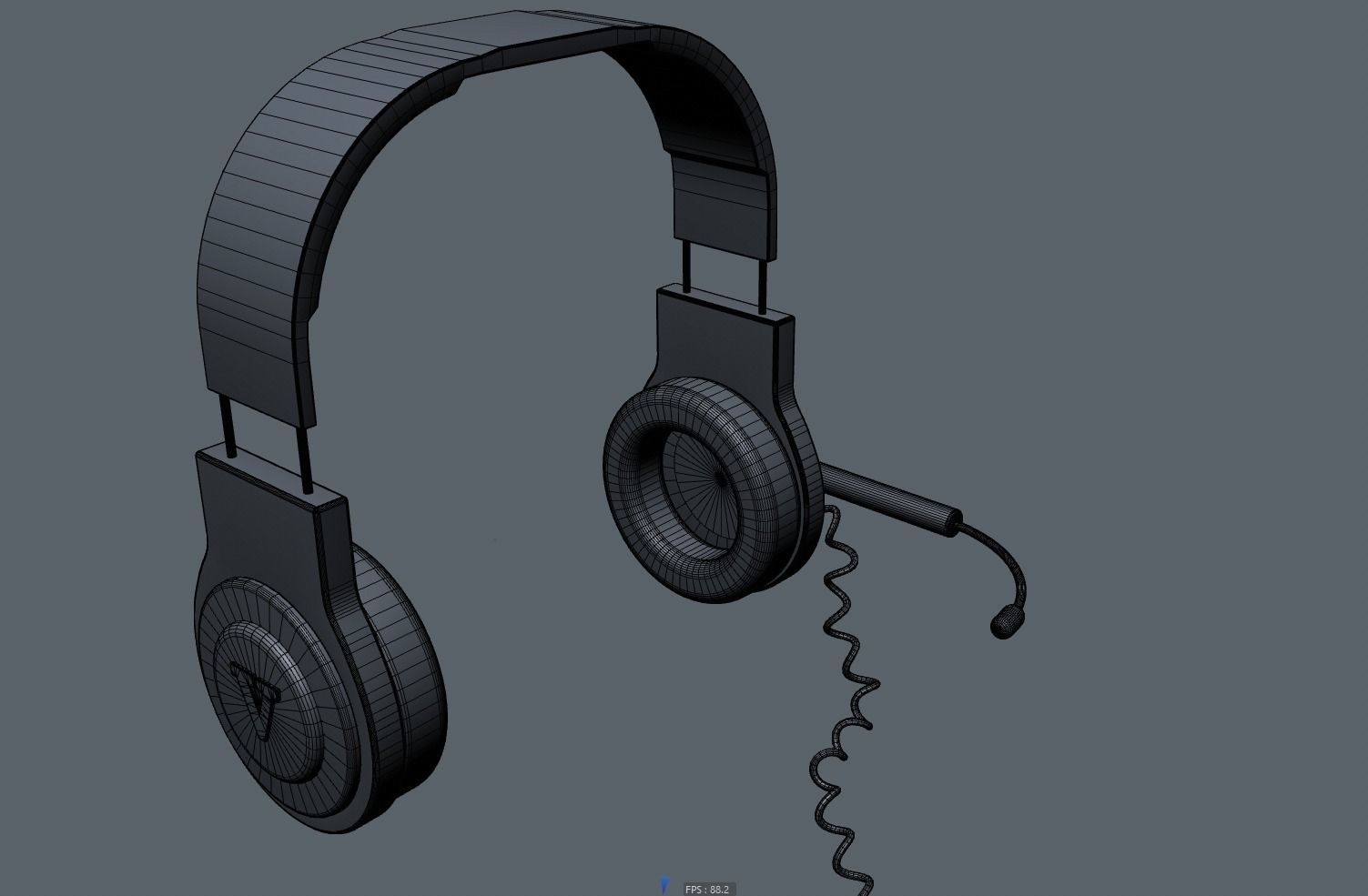 Headphones Game 3D model_9