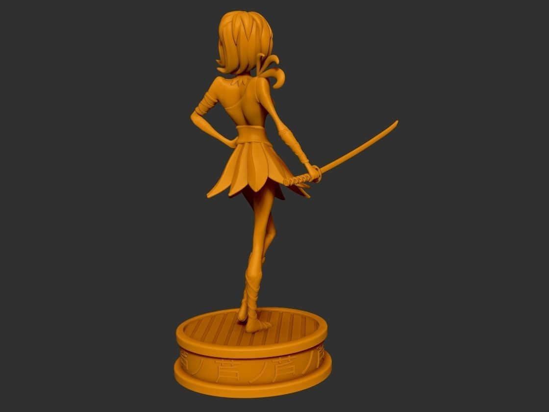 Ashi fanart 3D print model_15