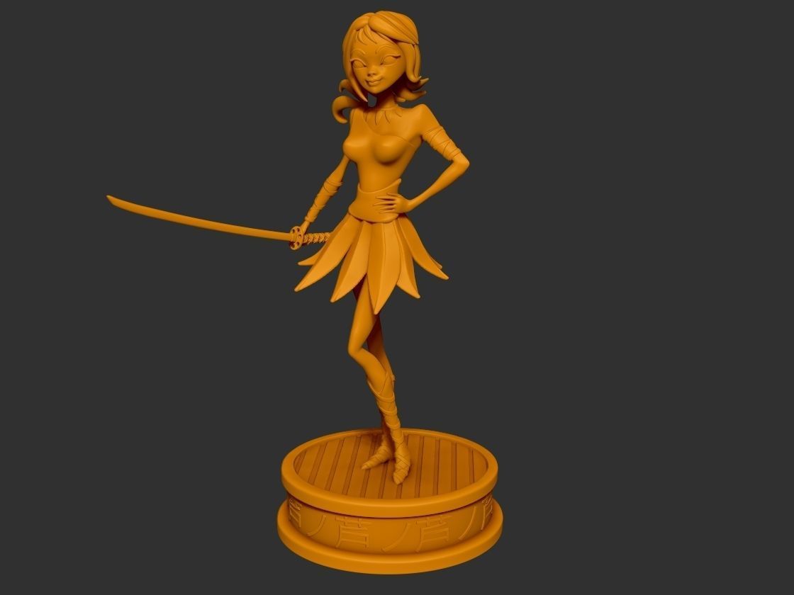 Ashi fanart 3D print model_13