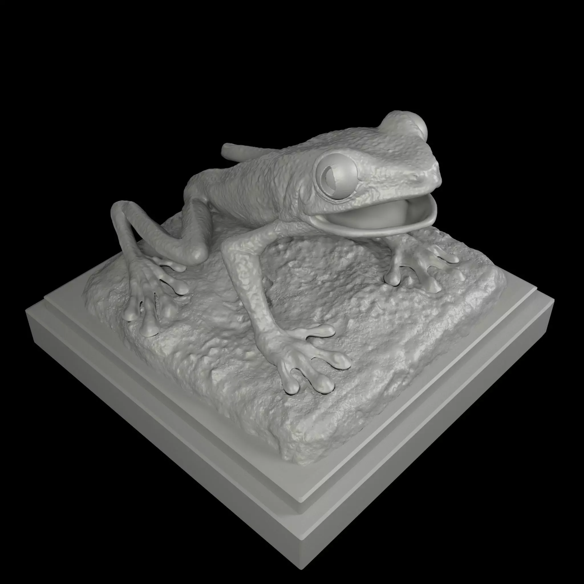 Red eyed Treefrog  3D Print Model 3D print model_0