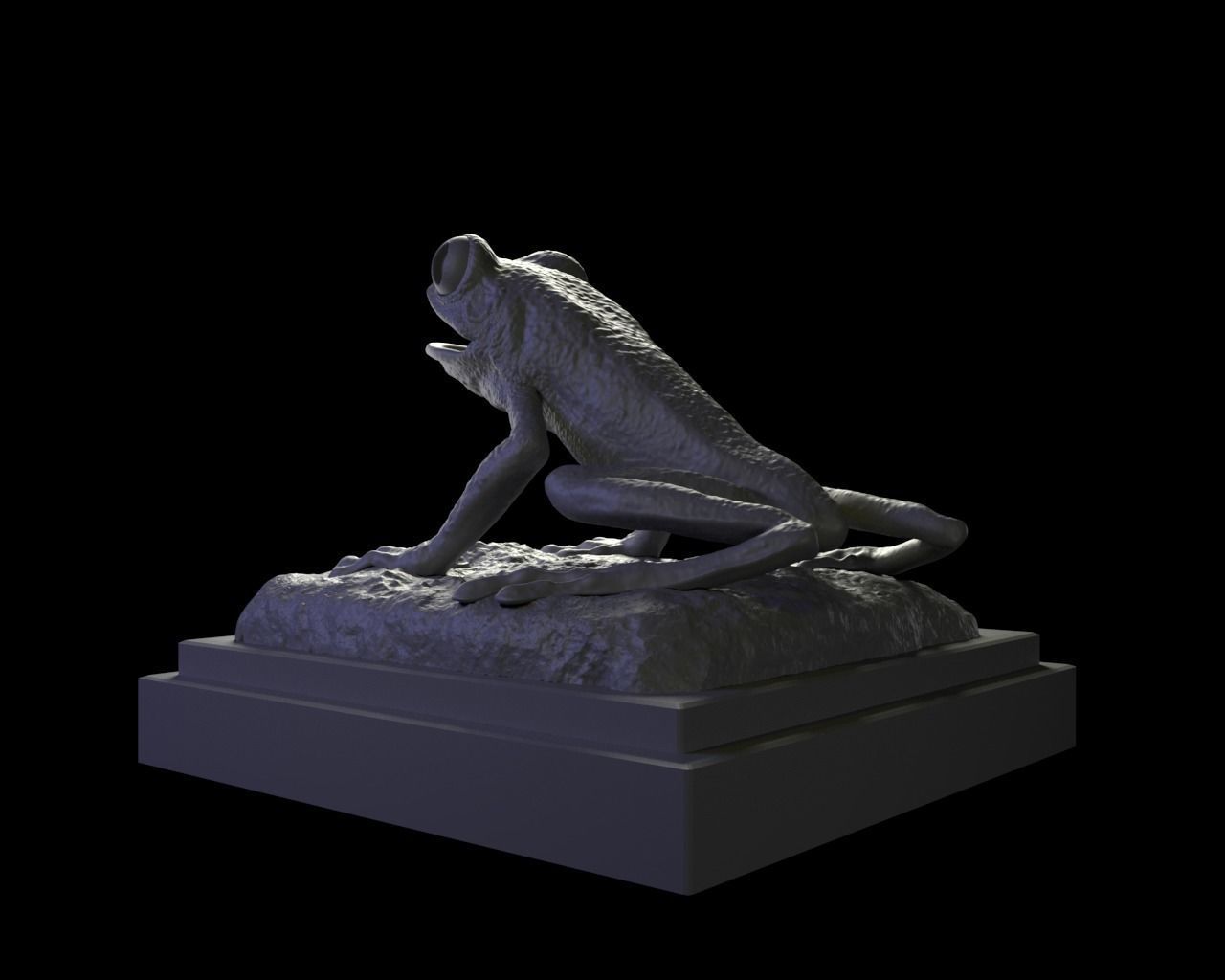 Red eyed Treefrog  3D Print Model 3D print model_5