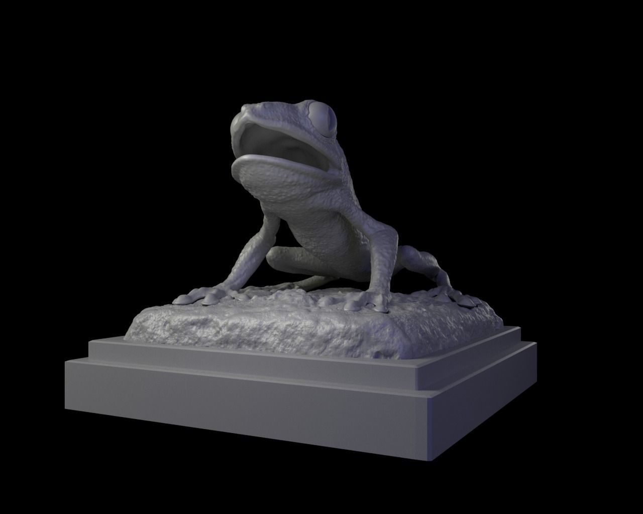 Red eyed Treefrog  3D Print Model 3D print model_4