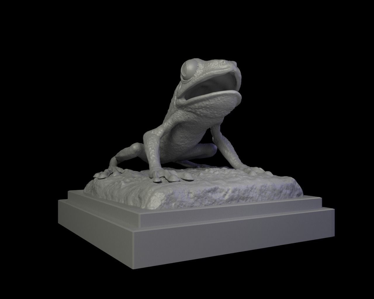 Red eyed Treefrog  3D Print Model 3D print model_9
