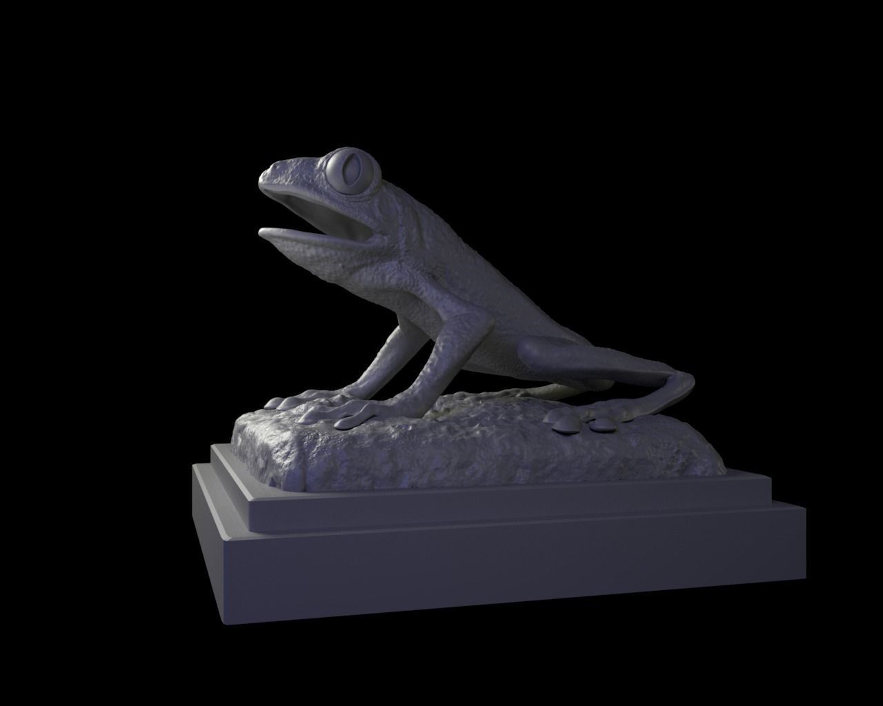 Red eyed Treefrog  3D Print Model 3D print model_7