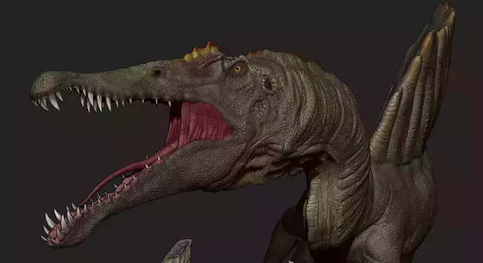 Spinosaurus Aegyptiacus  For 3D Print 3D print model