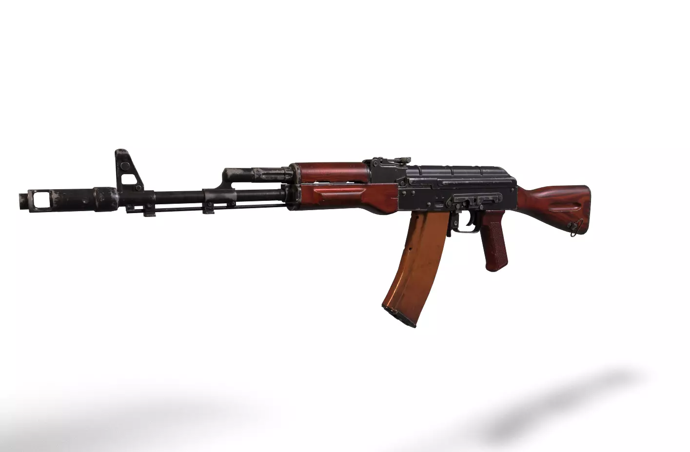 AK 47 Low-poly 3D model_0