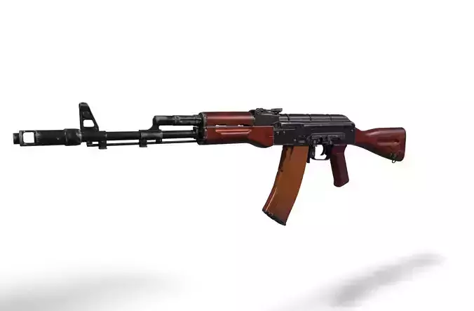 AK 47 Low-poly 3D model