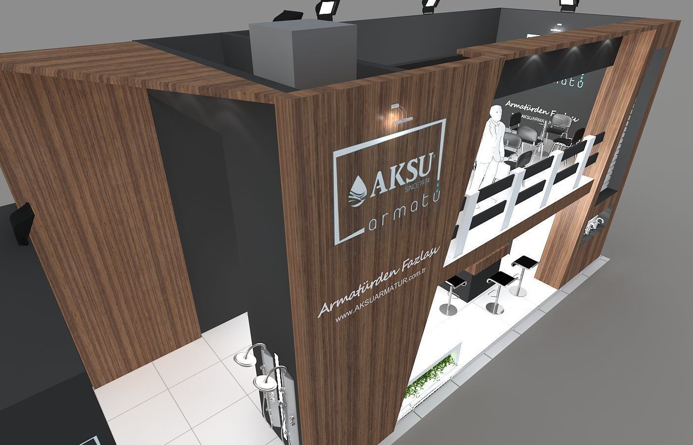 Exhibition Stand - ST0070 3D model_1