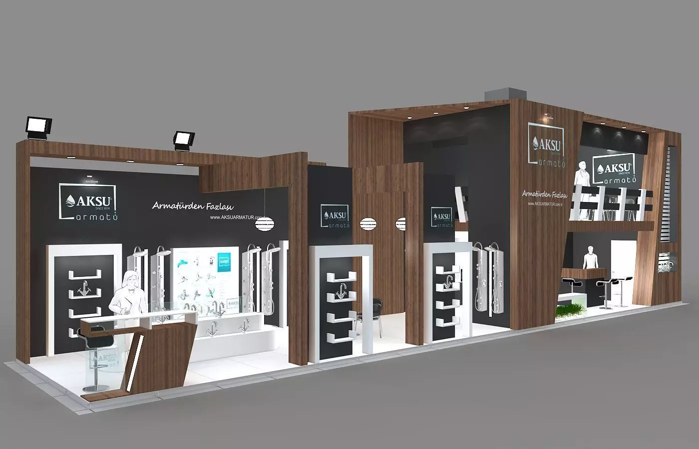 Exhibition Stand - ST0070 3D model_0