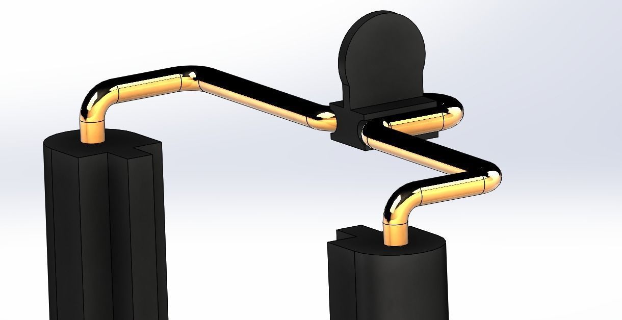 Tripod with handle 3D model_4