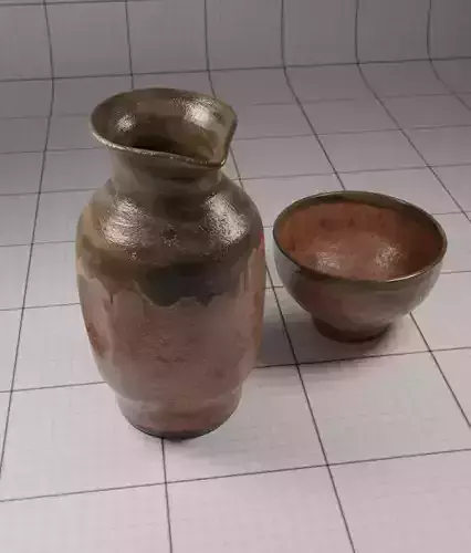 Sake Set japanese jug and bowl