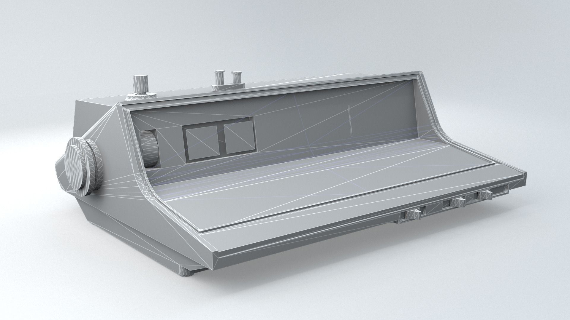 JVC Nivico 9035ES 1970 Low-poly 3D model_4