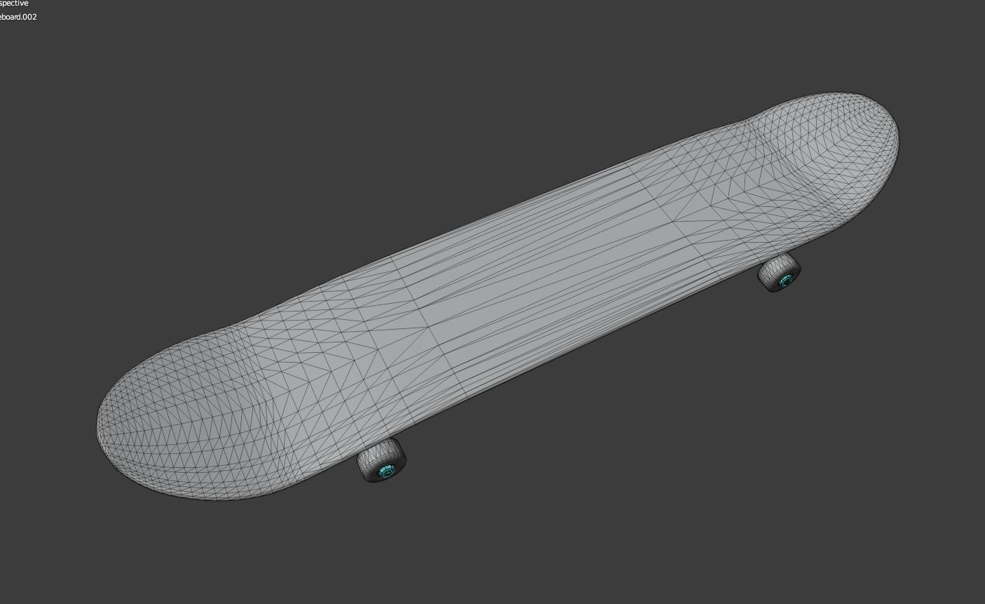 Skateboard two skateboards Low-poly 3D model_3