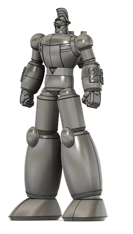 new tetsujin28 3d printing file about 45cm tall 3D print model_0