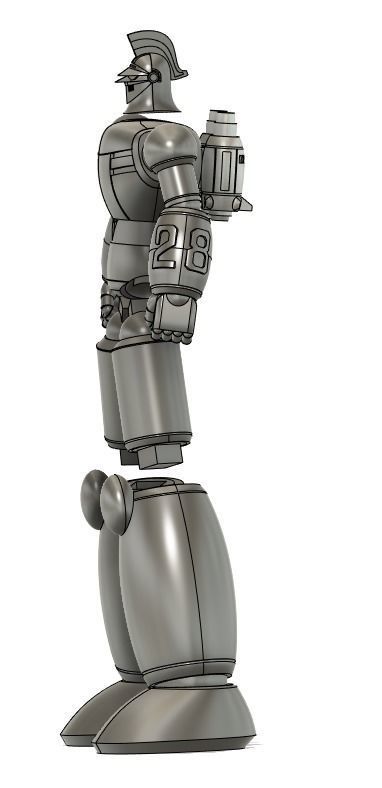 new tetsujin28 3d printing file about 45cm tall 3D print model_2