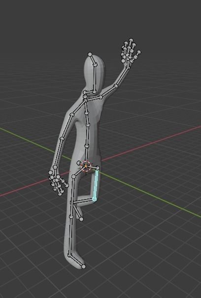 Rigged base mesh Free 3D model_2