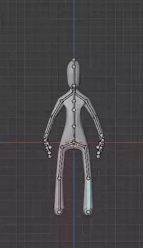Rigged base mesh Free 3D model
