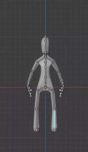 Rigged base mesh Free 3D model_0