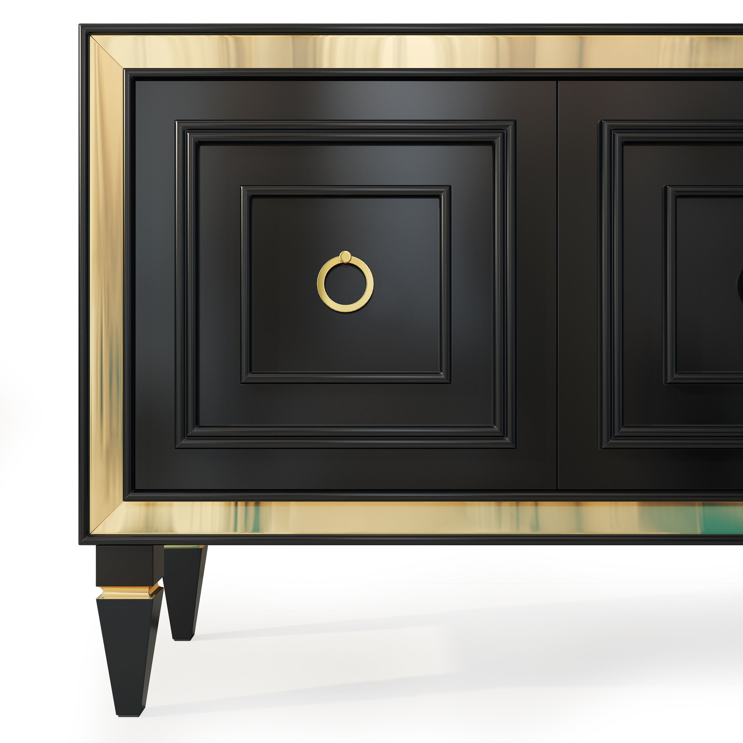 Art Deco nightstand  tvstand Bornova  3D model_6