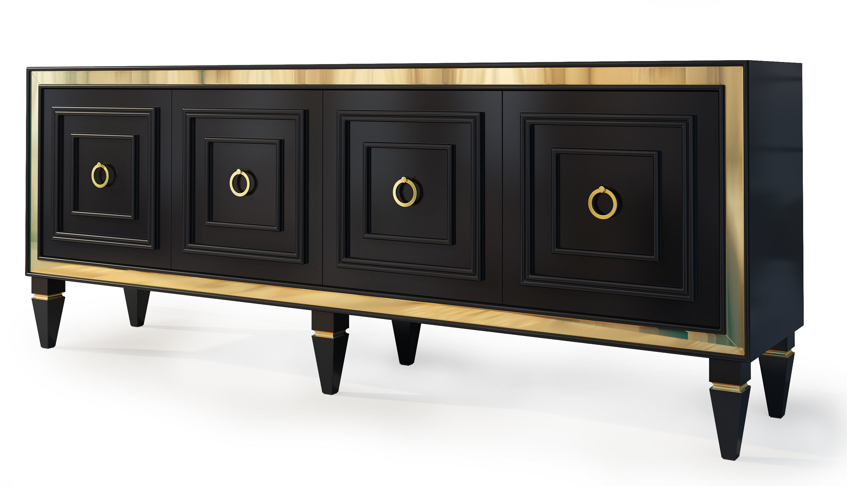 Art Deco nightstand  tvstand Bornova  3D model_4