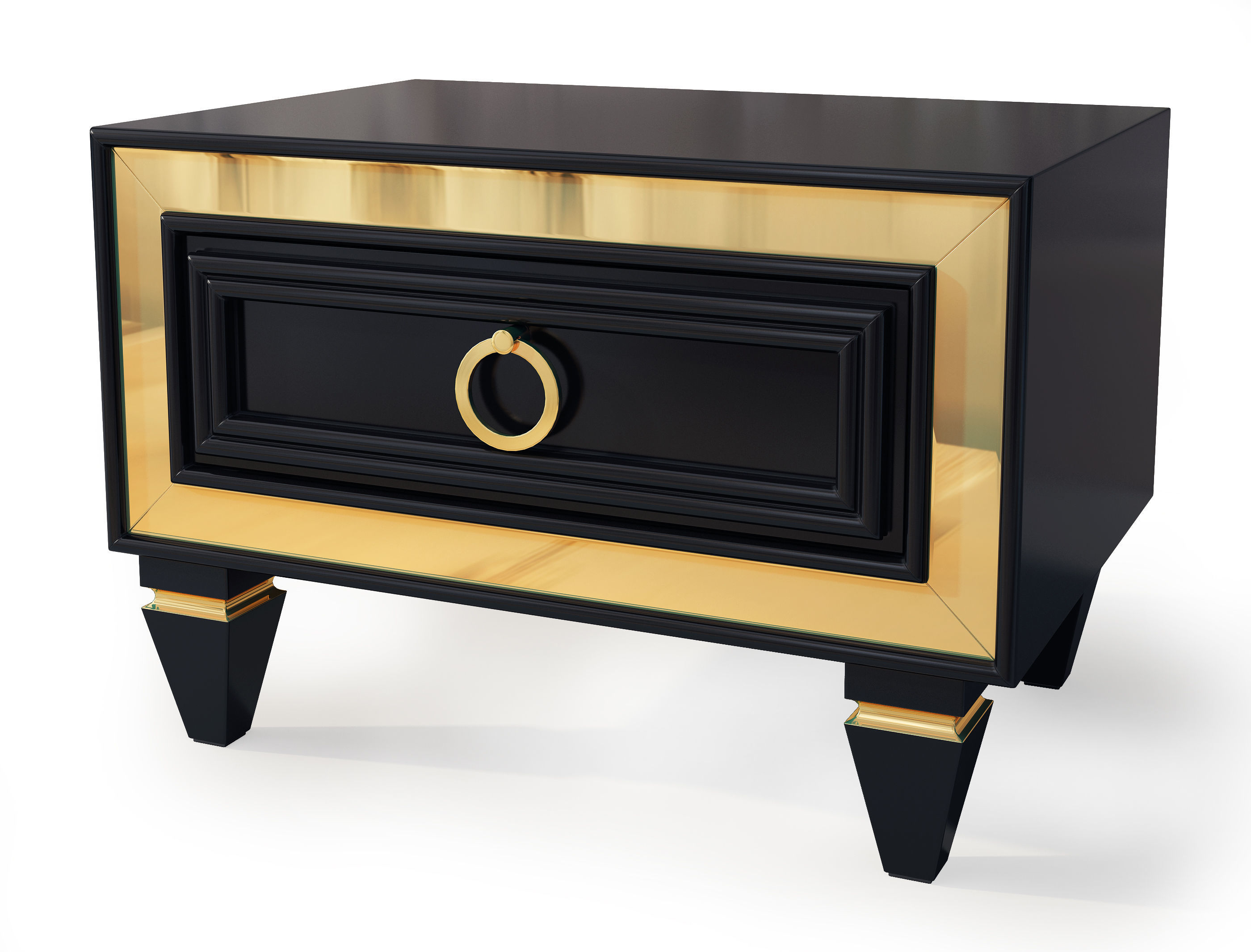 Art Deco nightstand  tvstand Bornova  3D model_2