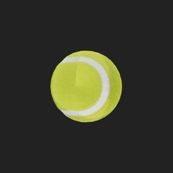 Tennis Ball 3D model_24