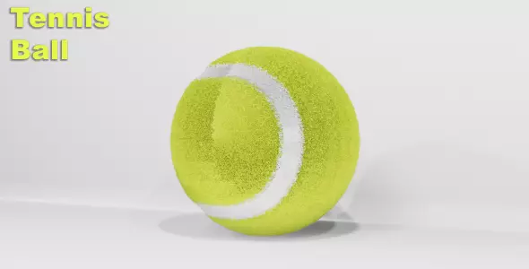Tennis Ball 3D model_0