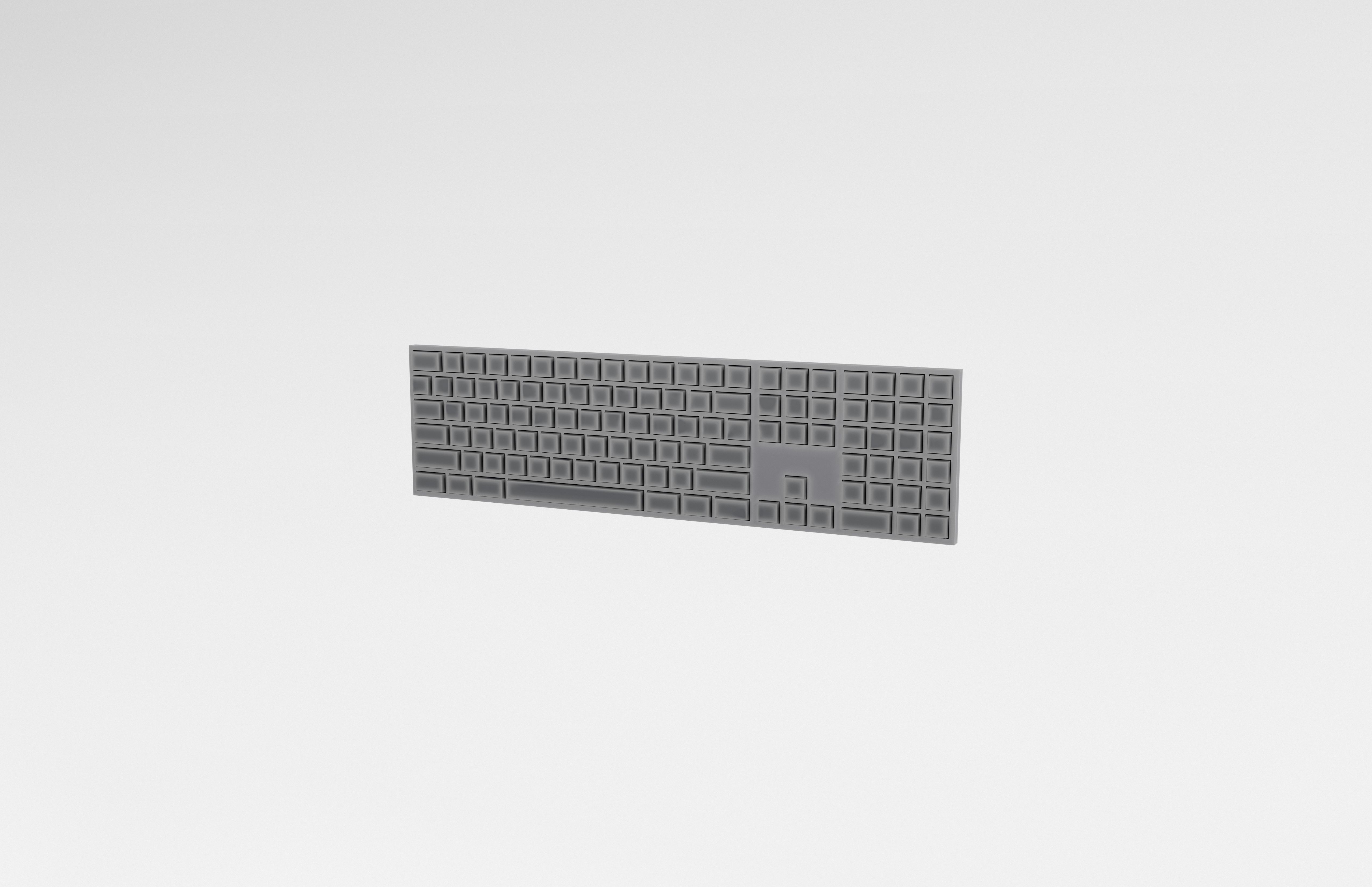 Cartoon Keyboard v1 006 3D model_2