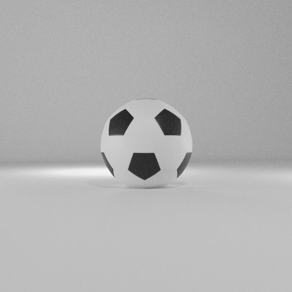 Soccer Ball 3D model_4