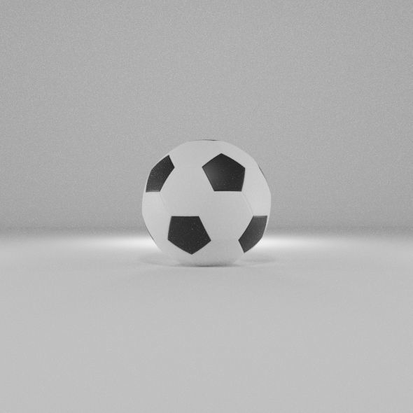 Soccer Ball 3D model_3