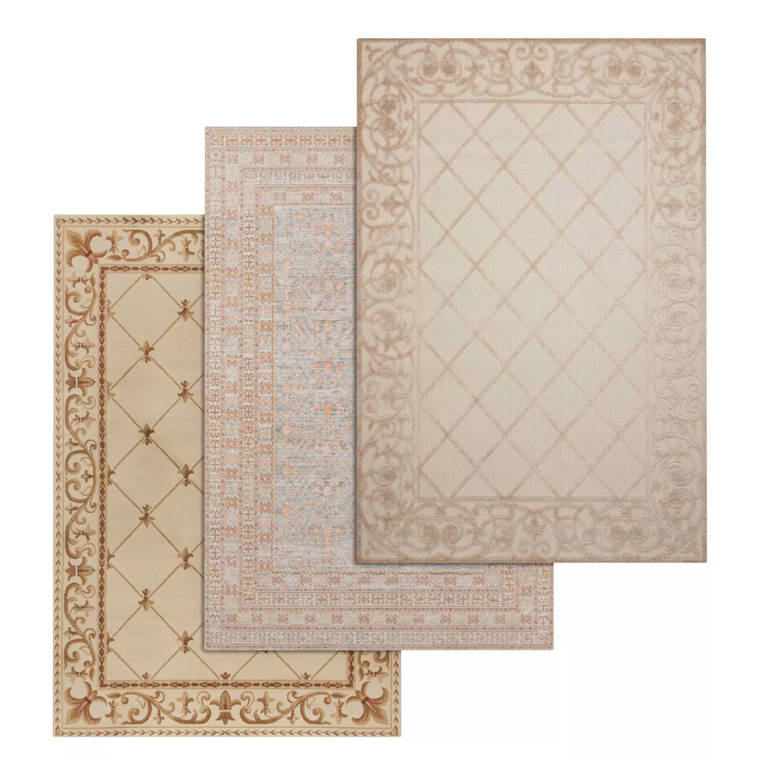 Rug Set 950 3D model