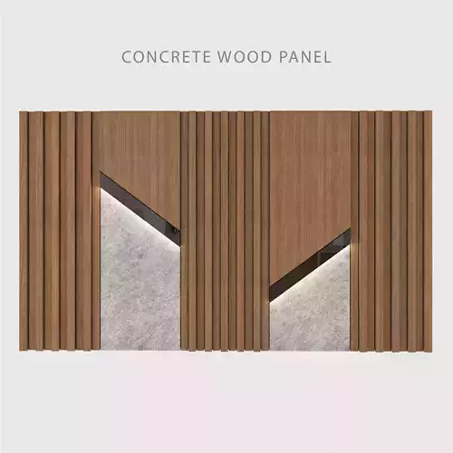 Concrete Wood Panel 5