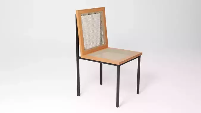 M110 Chair - Classic Brazilian design 3D model
