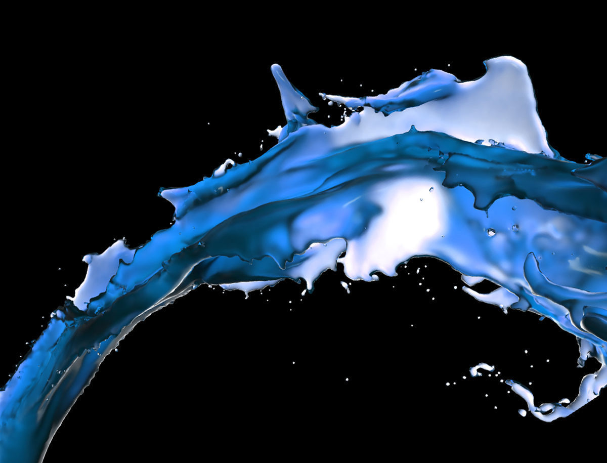 High quality realistically pouring 3d water flow - NO PLUGIN 3D model_6