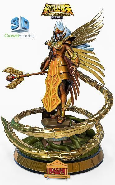 ODISEO DE OFIUCO - SAINT SEIYA 3D print model_1