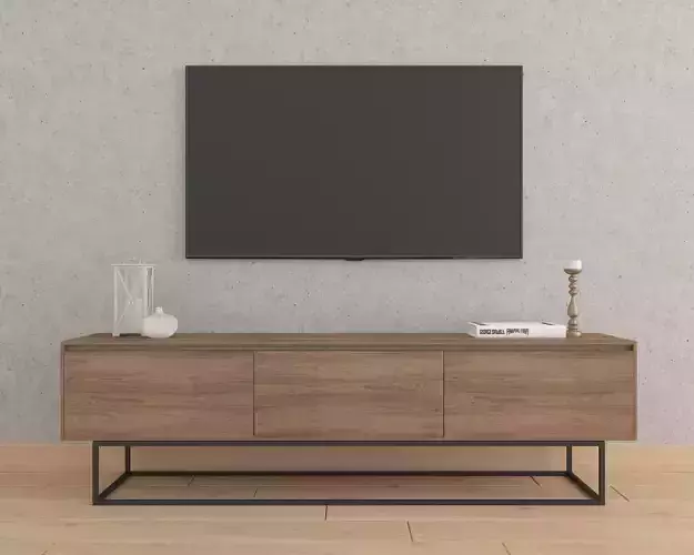 Modern Tv Unit Set 3D Scene