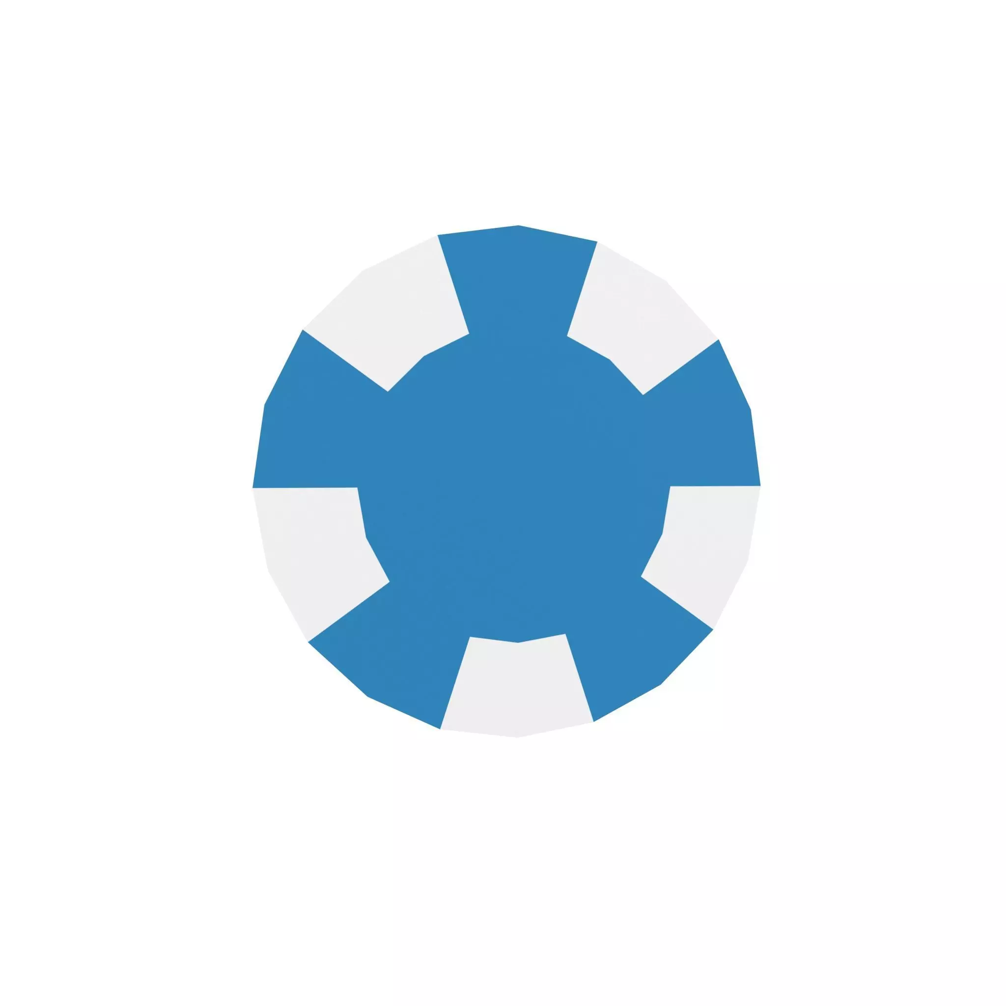 Poker Chips v1 002 Low-poly 3D model_0