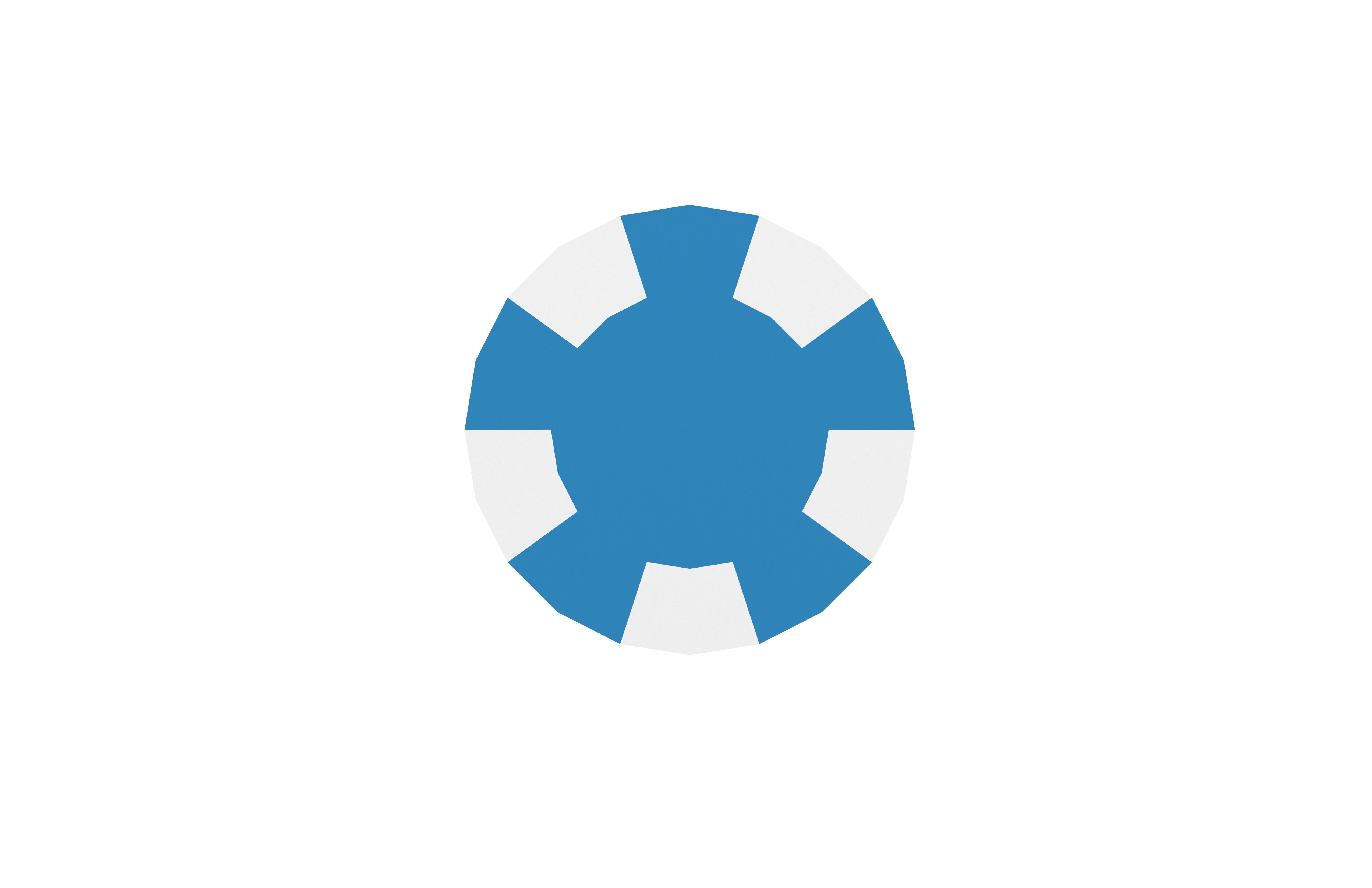 Poker Chips v1 002 Low-poly 3D model_1