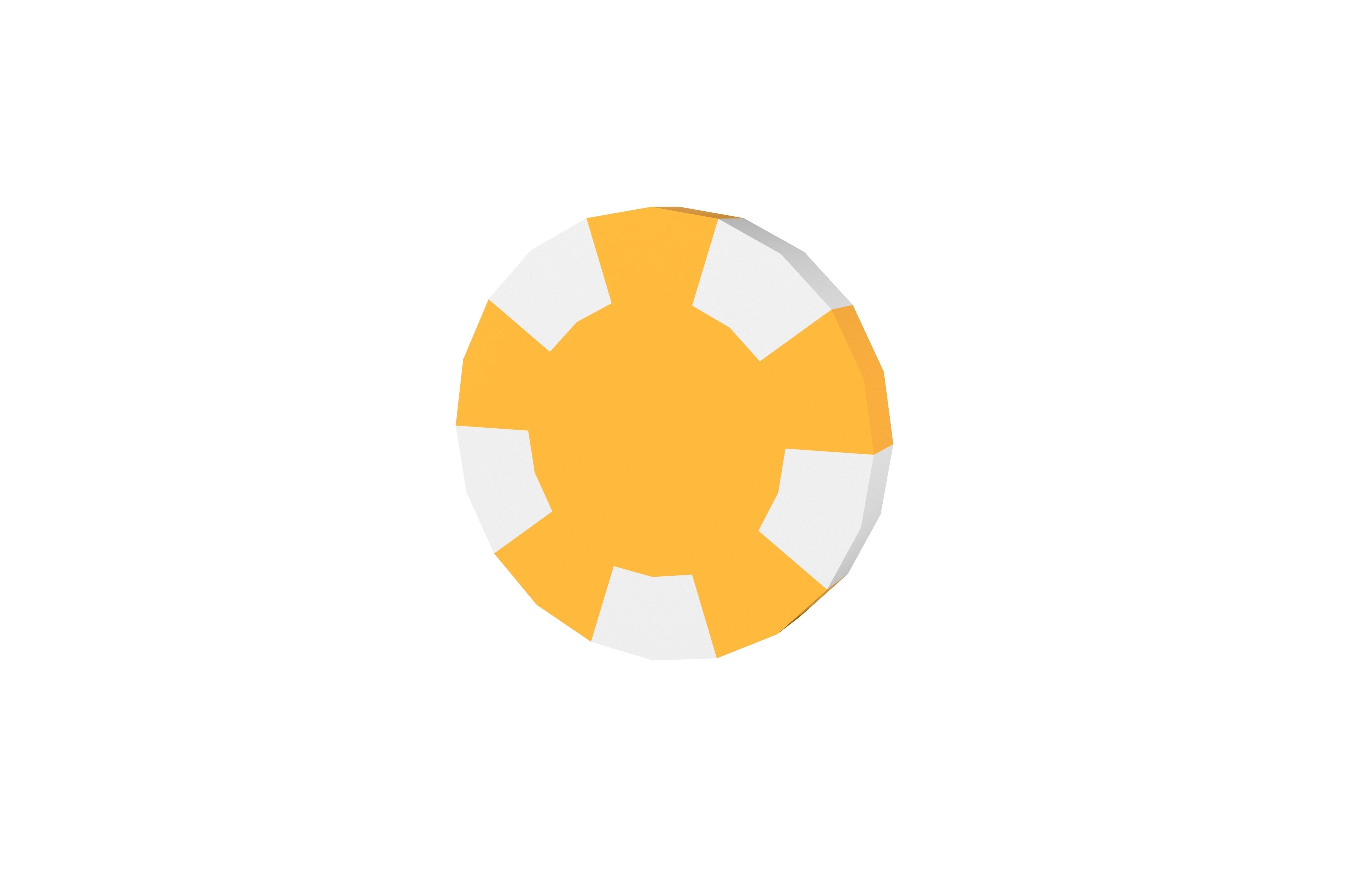 Poker Chips v1 003 Low-poly 3D model_2