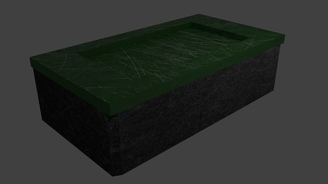 The green box  Free 3D model